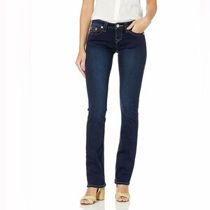 True Religion Billie Mid-Rise Straight Leg Jean